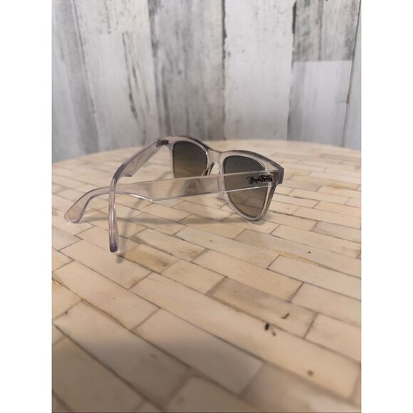 Ray-Ban Brand Clear Crystal Frame Square Gradient Lens Sunglasses Style main image 5